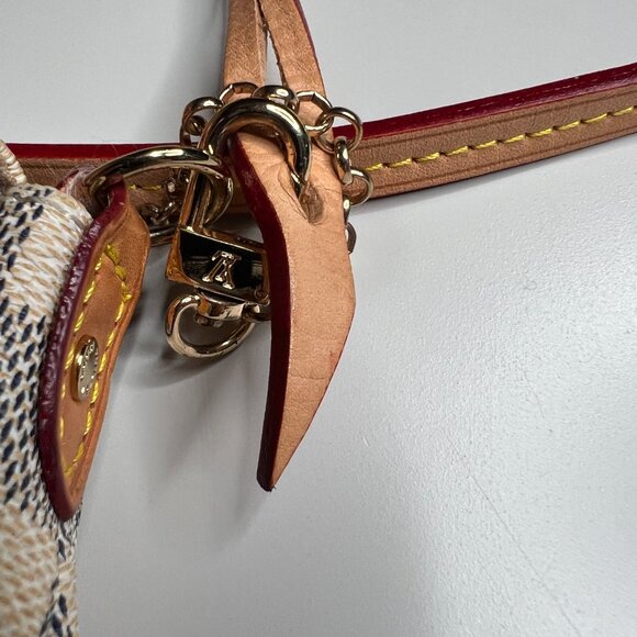 Louis Vuitton Damier Azur Eva Clutch Crossbody Bag SP0635 Made in France - Picture 12 of 15
